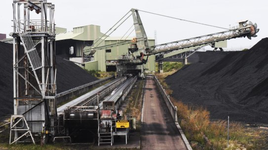 Origin’s Eraring coal plant in the Hunter region. 