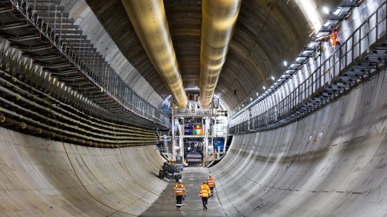 The West Gate Tunnel project in Melbourne.