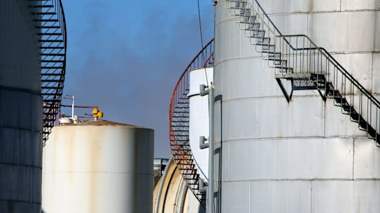 The Qenos manufacturing plant in Altona in Melbourne’s west.