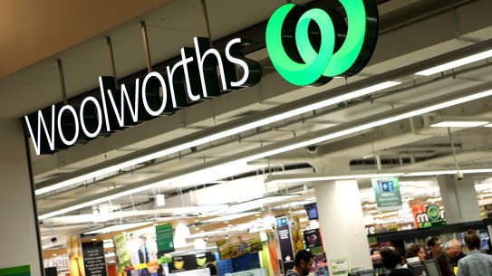 Online sales at Woolworths and Coles have become profitable and are growing over 30 per cent.
