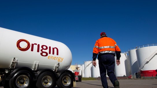 Origin Energy will wipe up to $1.2 billion off the value of its assets.