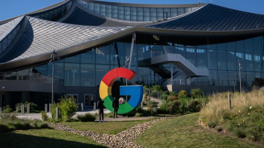 The Google Bay View campus in Mountain View, California.