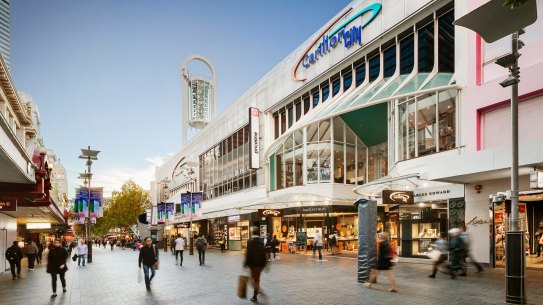 Carillon City shopping centre in Perth photo.