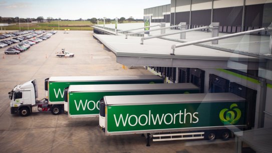 A Woolworths automated distribution centre.