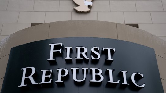 A First Republic Bank branch in Los Angeles, California.