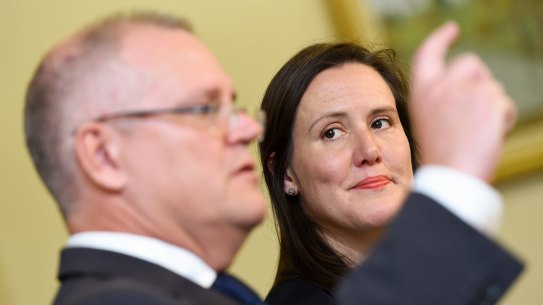Prime Minister Scott Morrison and Jobs Minister Kelly O'Dwyer MP. 