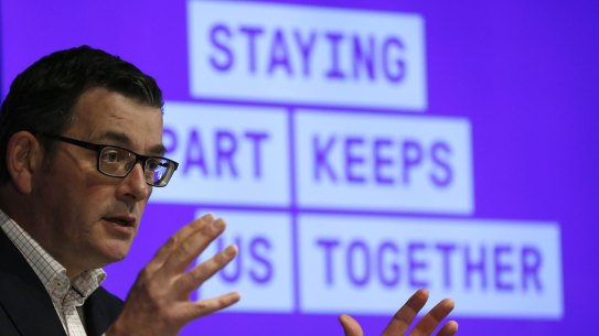 Victorian Premier Daniel Andrews. 