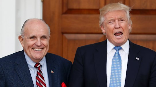 Rudy Giuliani and Donald Trump, pictured in 2016.