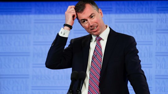 Minister for Human Services Michael Keenan. 