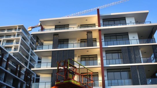 Thousands of new units in Sydney will likely put a brake on the speed of a rebound in Australian property prices. 