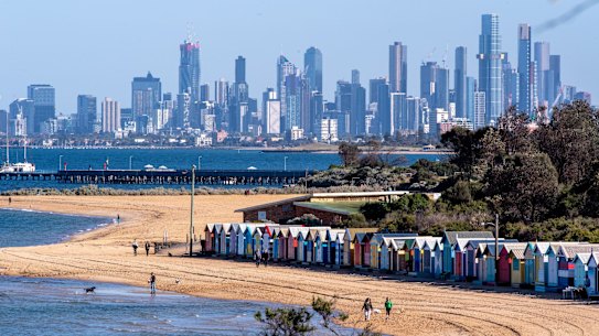 Brighton is among the Melbourne suburbs with a $2 million median house price. Many more are expected to join it over the next decade. 