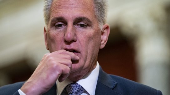 Speaker Kevin McCarthy is under pressure.