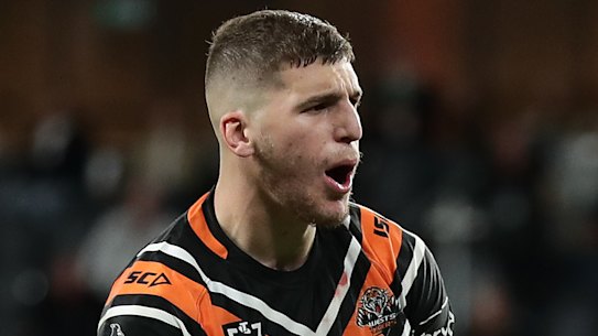 Adam Doueihi sees himself as a long-term No. 6 at the Wests Tigers.
