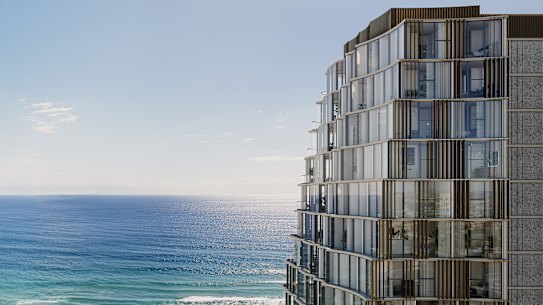 An artist’s impression of the Mondrian Gold Coast.