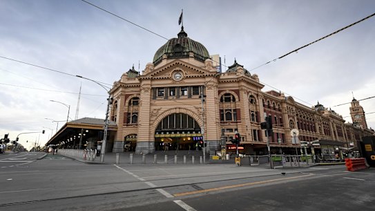 Gloom settles over Melbourne as fifth lockdown kicks in.