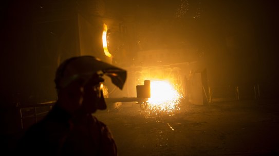 Crude steel production in China has softened after hitting record highs earlier this year. 