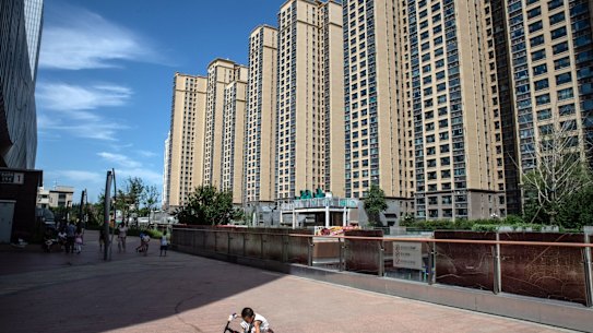 Evergrande’s City Plaza project in Beijing: The property giant’s default marked the start of a real estate meltdown that has shaken China’s economy.