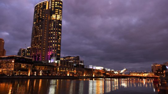 Crown Resorts' casino in Melbourne's Southbank.