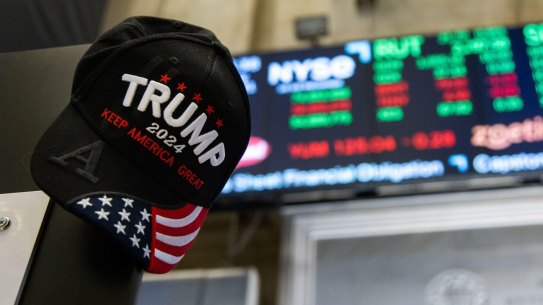 The sharemarket is getting increasingly skittish around Donald Trump’s policies.