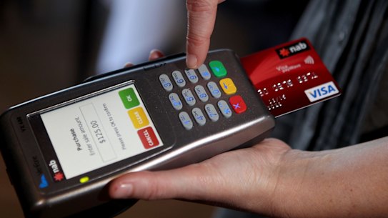 The likelihood of being hit with a surcharge when paying by credit or debit card in-person has risen sharply, but less of us say we care.