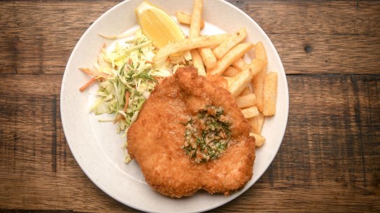 A kids chicken schnitzel cost more than I expected. 