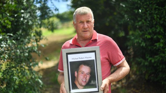 Rob Maynes' son Michael was a Vic police officer. He took his own life in 2014, a bit over three years since he left the force. His suicide kicked-off an investigation into whether Michael was subject to homophobic bullying when he was a police officer. 