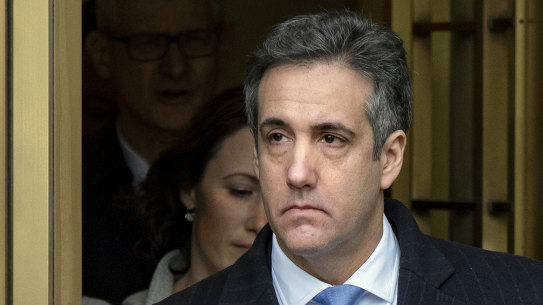 Trouble for Trump: his former lawyer Michael Cohen.
