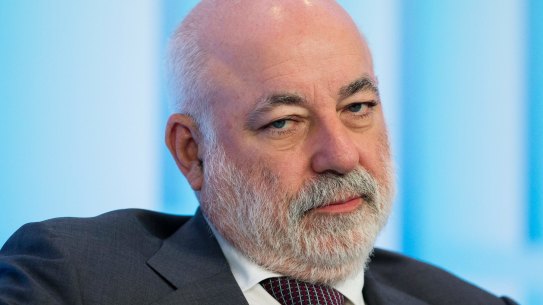Russian businessman Viktor Vekselberg has been hit with sanctions in Australia.