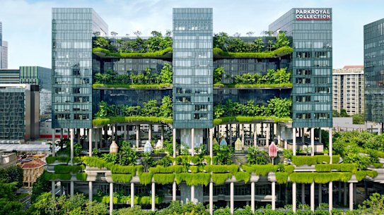 sunnov26coverÃÂ smarterÃÂ citiesÃÂ coverÃÂ story ; text by uteÃÂ junker
(handout photoÃÂ downloaded suppliedÃÂ  &lt;emma.rogerson@adhesivepr.com.au&gt;ÃÂ for use in Traveller, no syndication)
Singapore Pictured: Parkroyal Collection Pickering
No credit specified.ÃÂ 