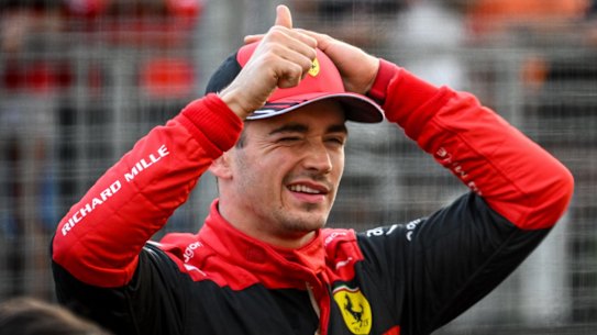Charles Leclerc during practice on Saturday.