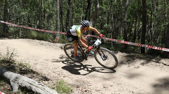 Canberra mountain bike cross country racer Rebecca McConnell (nee Henderson).