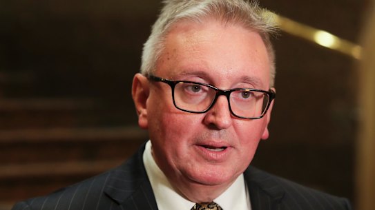 Arts Minister Don Harwin says the Riverside business case will be completed by the end of 2019.