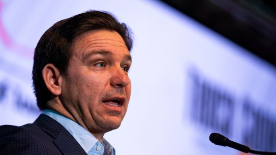 Ron DeSantis in Iowa.