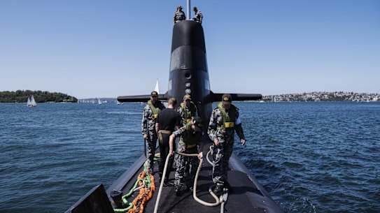 What is best in the national interest for the Collins-class submarine maintenance?