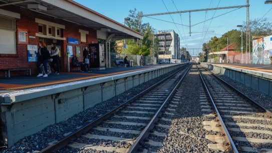 Anstey station is one of three train stations that will be rebuilt to accommodate the continuation of sky rail through Brunswick.