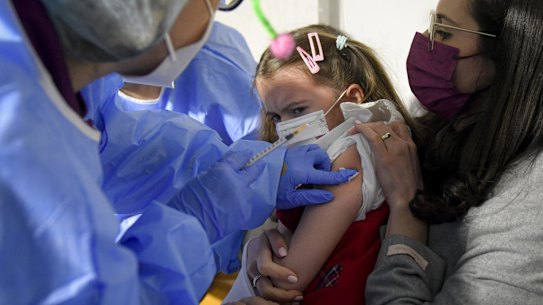 The number of Victorian primary-aged children getting vaccinated continues to fall.