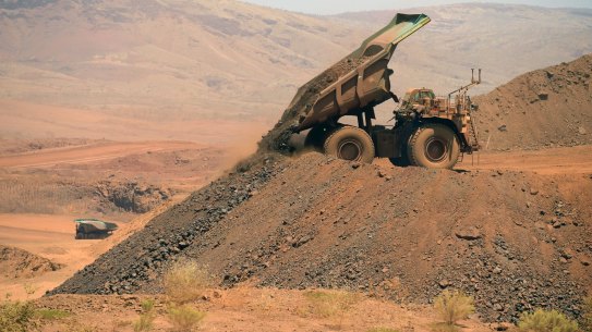 .Rio Tinto’s Gudai-Darri iron ore mine in the Pilbara