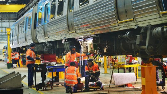 Downer EDI’s business covers everything from building and maintaining trains to cleaning services. 