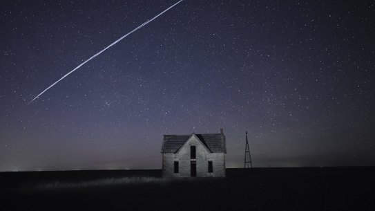 Starlink’s satellites are low earth orbit satellites, or LEOs, which sit around 300 kilometres from the ground, so they relay messages faster but need more satellites to cover the same surface area as geostationary satellites.