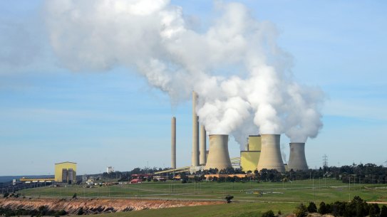 AGL's Yang A coal-fired power station in the Latrobe Valley, Victoria. 