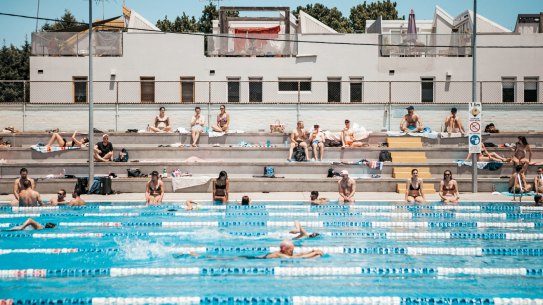 Fitzroy Pool, in inner Melbourne.
