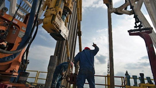 World oil and gas company market values have fallen about half as much as coal miners since their own decade peak in 2011.