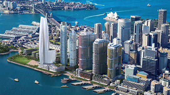 Crown takes legal action over Barangaroo's harbour views