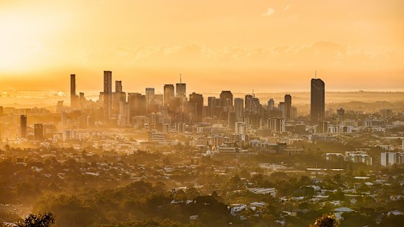 Sunrise over Brisbane, when 