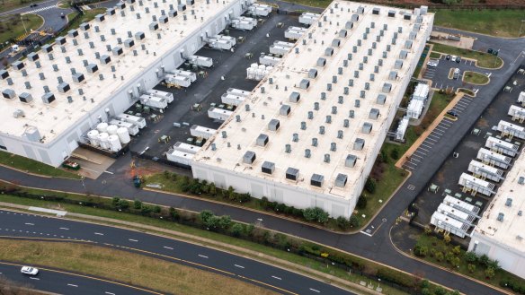 An Amazon data centre in the US.