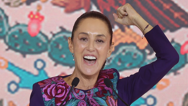 Mexico’s Sheinbaum wins landslide to become first woman president