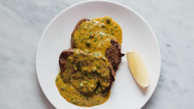 Copper Tree farm fillet steak with Cafe de Paris butter at Next Door.