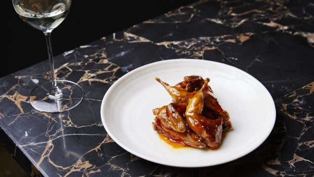 Sweet and sour quail at March.