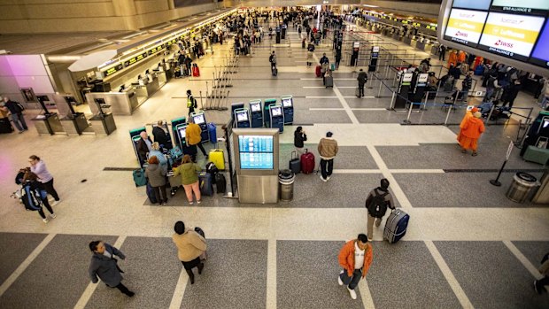 Los Angeles International Airport. Travel industry insiders expect demand for travel to the US may fall.