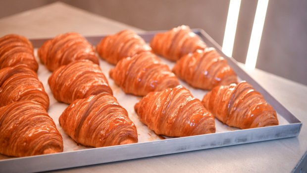 The plain butter croissants at Lune.